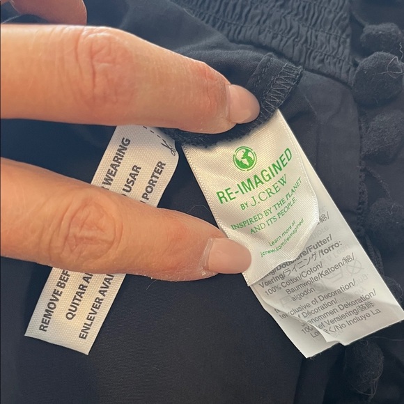 NWOT J. Crew 100% Cotton Maxi Dress Embroidered Pockets Lined, Size 6 - Picture 11 of 13